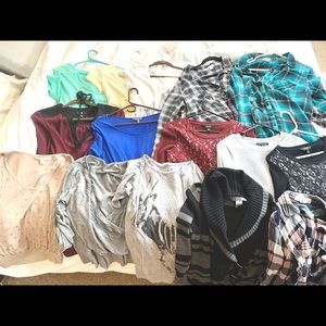 Bundle of women’s shirts size S/M